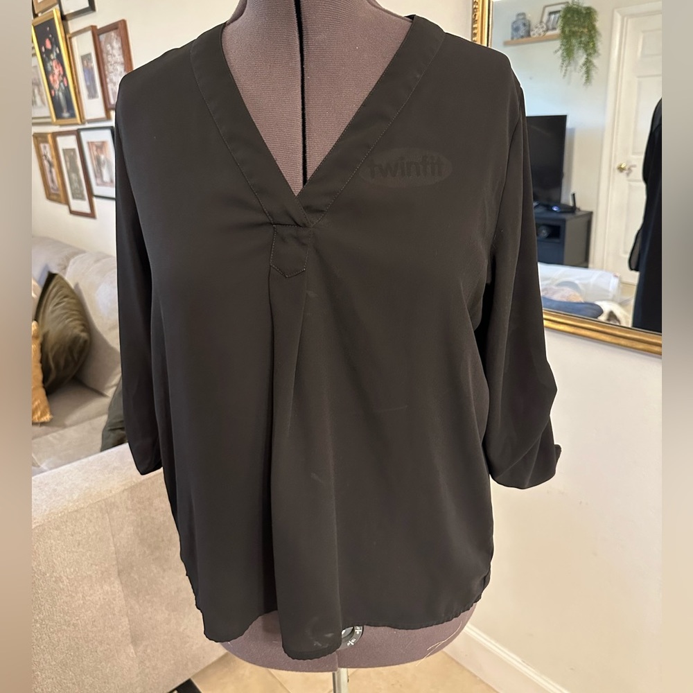 Black Work Blouse